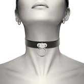 COQUETTE CHIC DESIRE - VEGAN LEATHER NECKLACE FOR WOMEN FETISH ACCESSORY